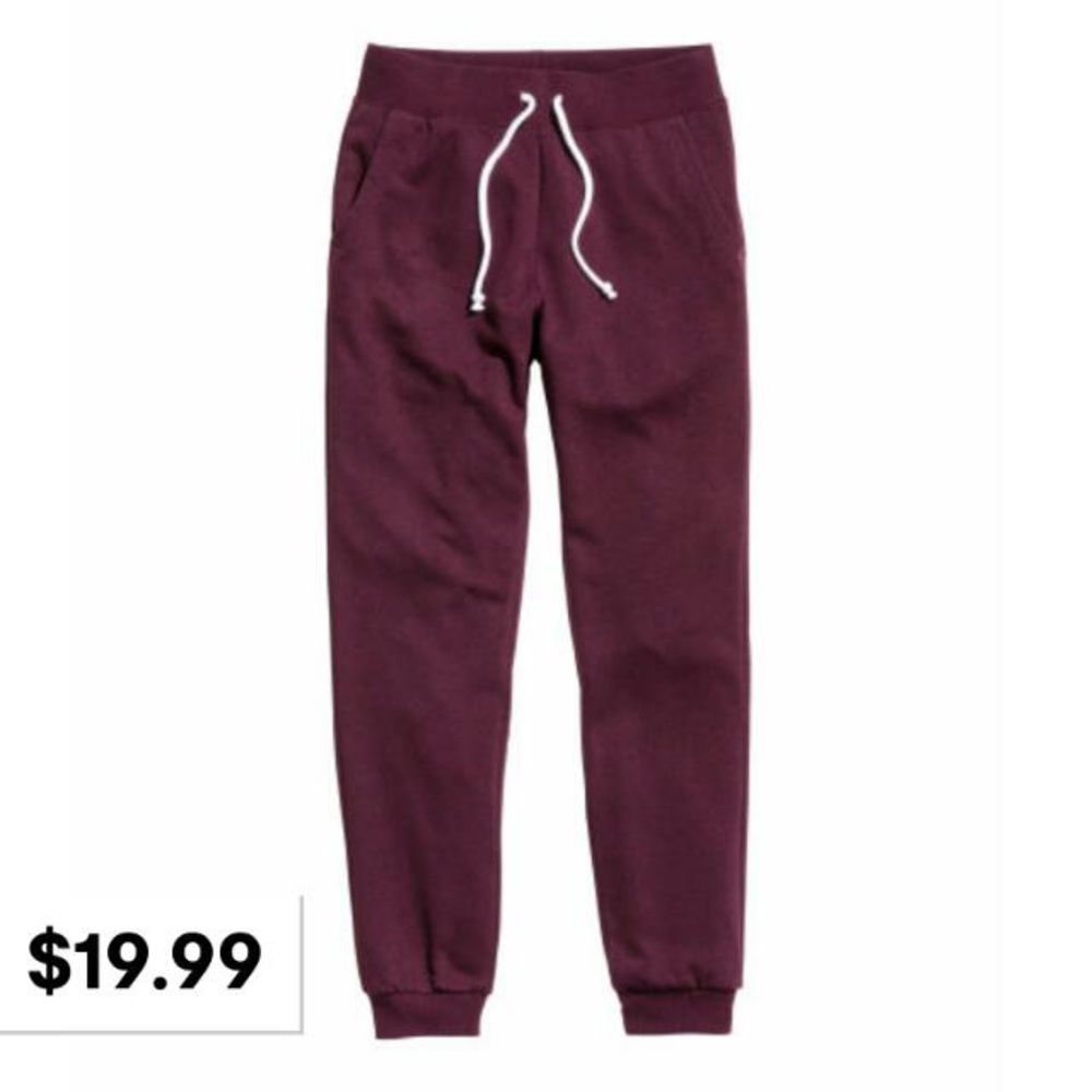 Accepting Offers!! Divided maroon joggers